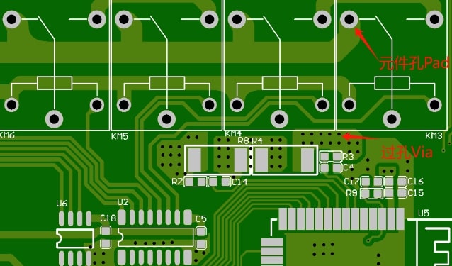 pcb via